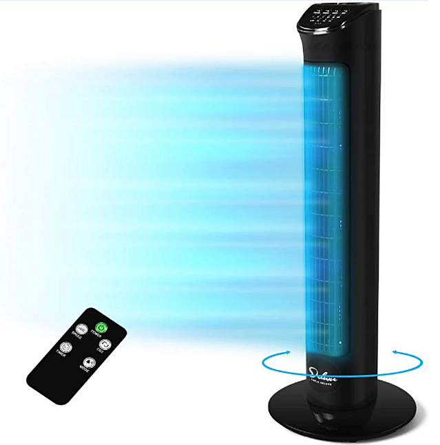 oscillating fan with remote
